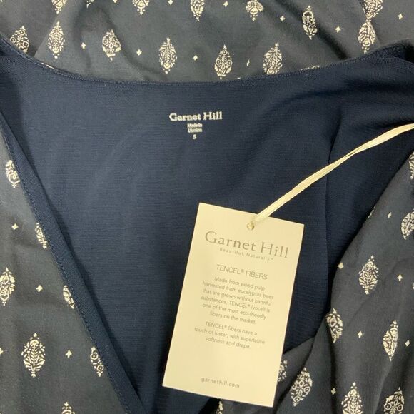 GARNET HILL faux wrap dress - Picture 4 of 5